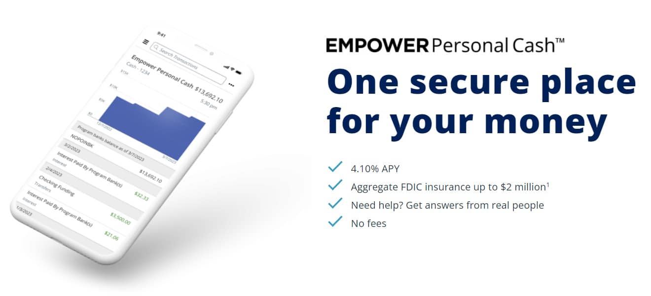 Empower Personal Cash banner